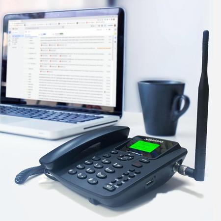 Imagem de Celular de Mesa 3G e 4G com Wi-Fi e Bateria Muito mais Durável - Aquário