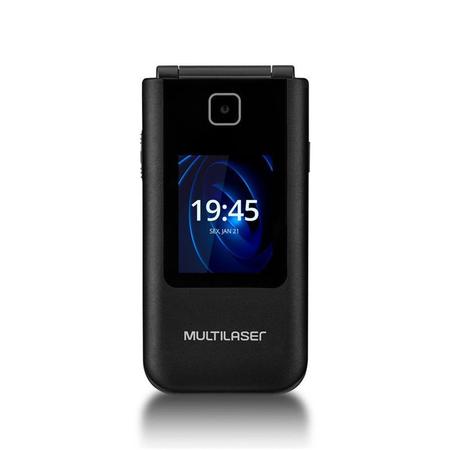 Imagem de Celular Flip Vita Duo Dual Chip Bluetooth Rádio FM Multilaser P9145