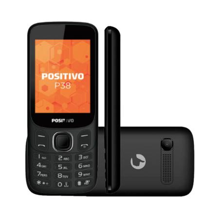 Imagem de Celular Idoso: Positivo P38, 128Mb, Bluetooth, Dual Chip,
