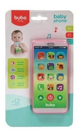 Imagem de Celular Infantil Telefone Baby Phone Rosa Buba