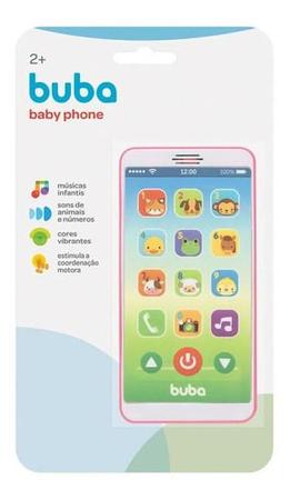 Imagem de Celular Infantil Telefone Baby Phone Rosa Buba