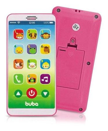 Imagem de Celular Infantil Telefone Baby Phone Rosa Buba