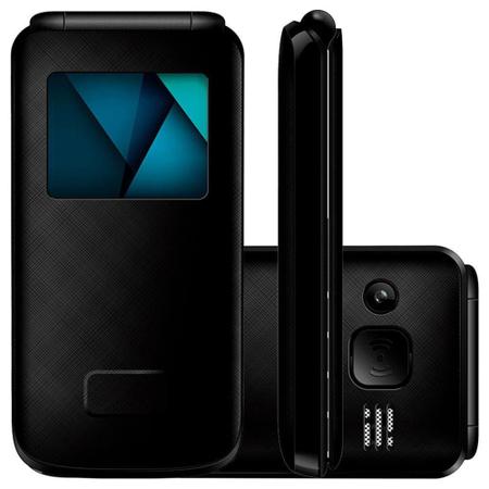 Imagem de Celular Multi com Lanterna, Botões Grandes, Dual Chip, Bluetooth, Botão SOS, Rádio, MP3 - P9142