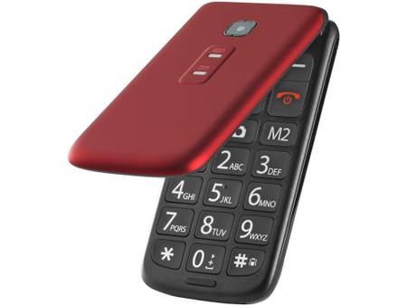 Imagem de Celular Multilaser Flip Vita Dual Chip 2G - Rádio FM MP3 Bluetooth Desbloqueado