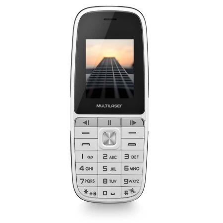 Imagem de Celular Multilaser Up Play Dual Chip Com Bluetooth Branco