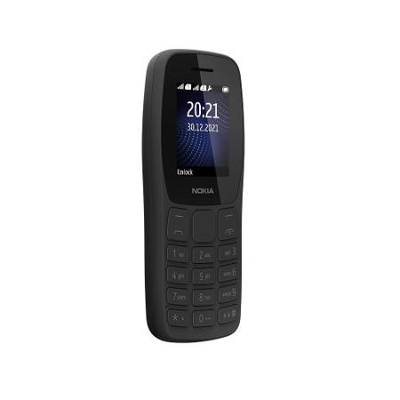 Imagem de Celular Nokia 105 Dual Chip + Rádio FM + Lanterna + Jogos pré-instalados - Preto - NK093