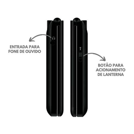 Imagem de Celular Positivo P50 Flip Dual Chip 4G Idosos Protegidos Por