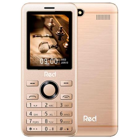 Imagem de Celular Red Mobile Prime 2.4 M012F Tela 2.4" Câmera FM Wireless Vibracall Memória 32GB Dourado