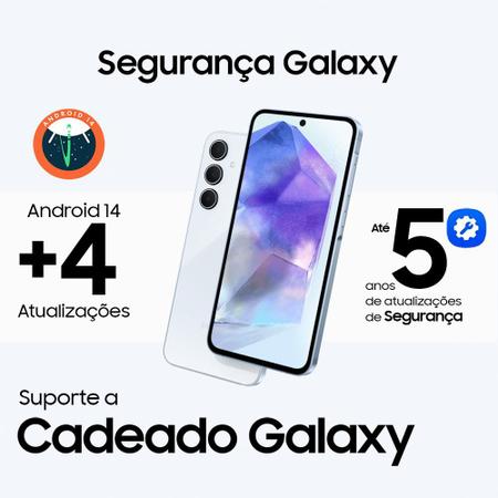 Imagem de Celular Samsung Galaxy A55 5G, Câmera Tripla até 50MP, Tela  6.6", 128GB