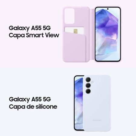 Imagem de Celular Samsung Galaxy A55 5G, Câmera Tripla até 50MP, Tela  6.6", 256GB