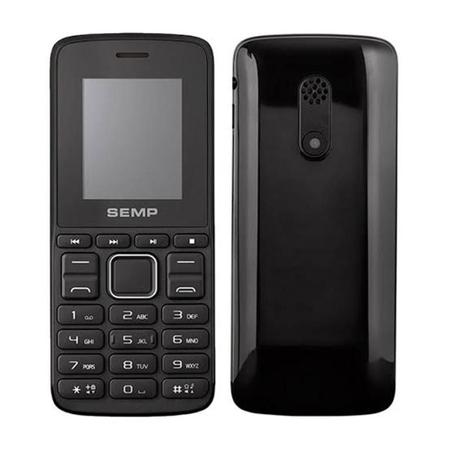 Imagem de Celular Semp GO 1L Preto Dual Chip Cam. 0.3MP Rádio FM