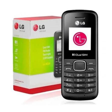 Imagem de Celular Simples Barato Idoso Lg B220 Dual Chip Ótimo Sinal