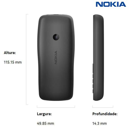 Celular Simples Nokia 110 Ligações Jogos Fotos + Fone - Celular Básico -  Magazine Luiza
