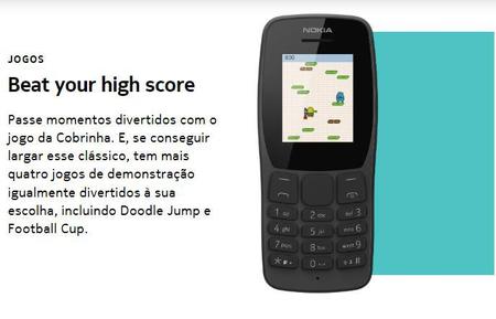 Celular Simples Nokia 110 Rádio Fm Mp3 Jogos - Celular Básico - Magazine  Luiza