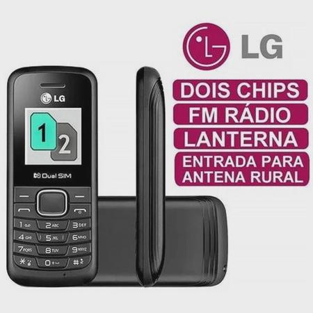 Imagem de Celular Simples p/ Idoso LG B220 Dual Chip 32MB Desbloqueado