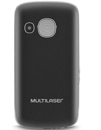 Imagem de Celular Vita Com Base Idoso Simples Botão SOS Multilaser Bluetooth  Com Teclas Grandes Simples Dual Chip 3G Rádio Fm Base Carregadora Lanterna