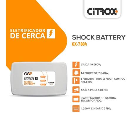 Central De Cerca Elétrica Shock Battery Securi Service Gcp 3363 - CITROX Imagem de Central De Cerca Elétrica Shock Battery Securi Service Gcp 3363