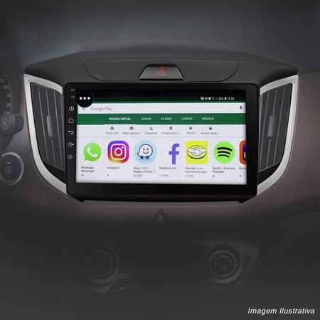 Imagem de Central Multimídia 10" Hyundai Creta 2017 a 2020 Espelha Android IOS BT GPS USB