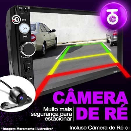 Imagem de Central Multimídia 2 Din Civic 02/06 Espelhamento Android Mp5 Button Bt + Moldura + Câmera
