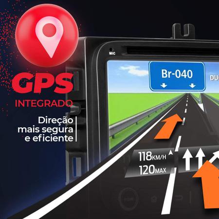 Imagem de Central Multimídia Android 6 FIAT Toro 7" Espelhamento WiFi GPS DVD BT Shutt + Câmera Ré Tartaruga