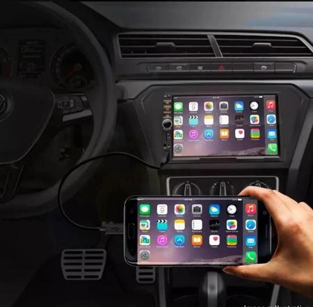 Imagem de Central Multimídia Mp5 2 Din Espelhamento Android Ios Câmera