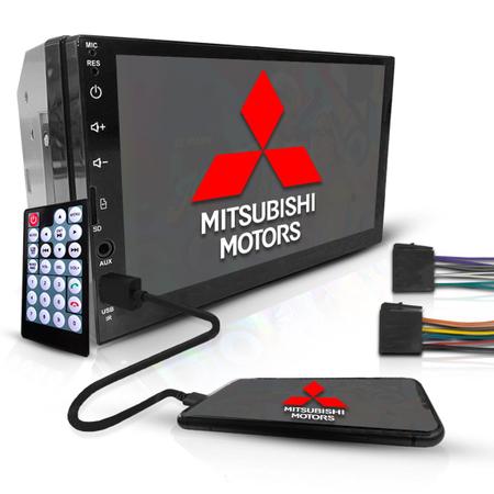 Imagem de Central Multimidia Mp5 Touch 2 Din Espelha Bt Mitsubishi