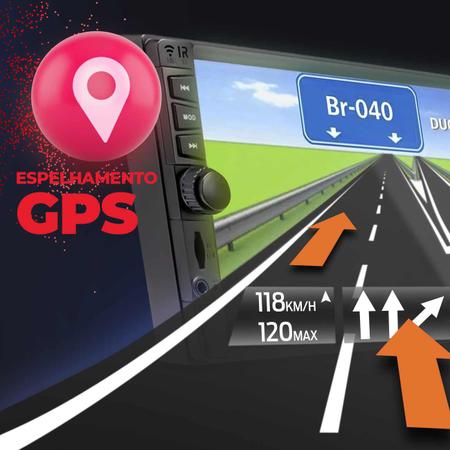 Imagem de Central Multimídia Multilaser Focus Hatch Sedan Evolve GP345 2 Din TV BT Espelha Smartphone IOS