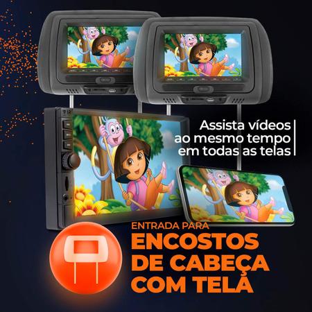 Imagem de Central Multimídia Onix Prisma Cobalt SpinMultilaser Evolve GP345 TV BT Espelhamento Android IOS