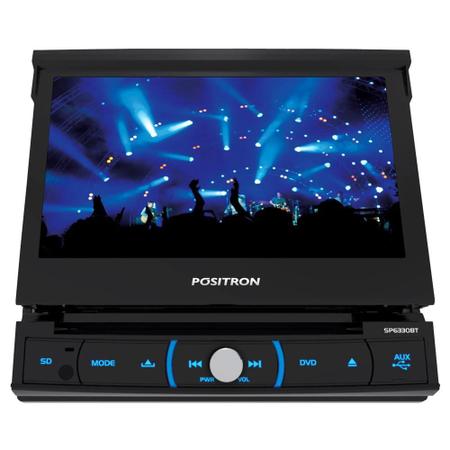 Imagem de Central Multimidia Retrátil Pósitron SP6330BT Android Bluetooth DVD MP3 SD USB