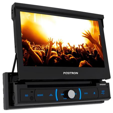 Imagem de Central Multimidia Retrátil Pósitron SP6330BT Android Bluetooth DVD MP3 SD USB