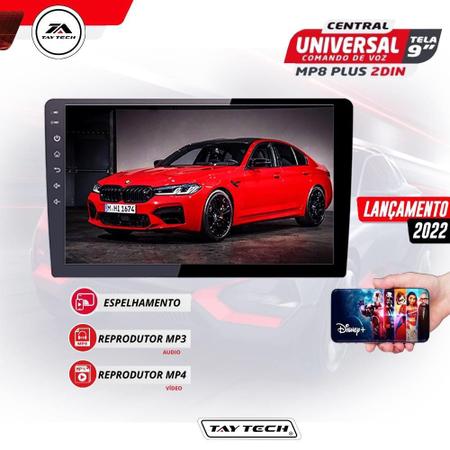 Central Multimídia H-Tech 9'' Pol. HT-9001 Usb Espelhamento Bluetooth - Central Multimídia para Carro - Magazine Luiza