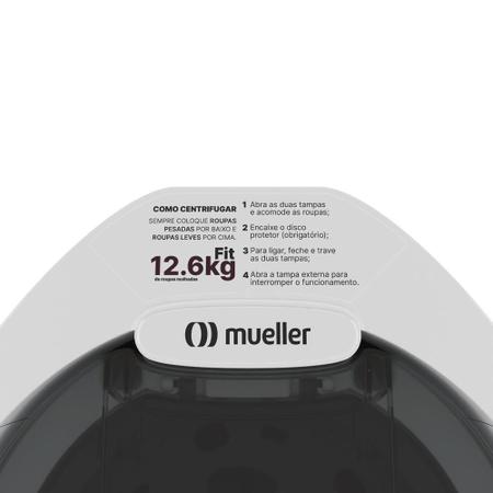 Imagem de Centrífuga de Roupas Mueller 12,6 Kg Fit Branca - 127V