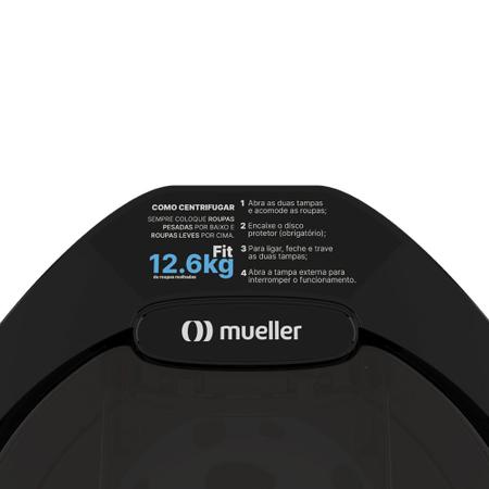 Imagem de Centrífuga Mueller Fit 12,6 Kg Preta  110 Volts