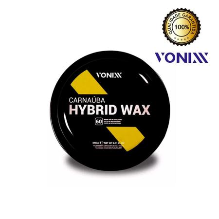 Imagem de Cera De Carnauba Hybrid Wax Super Protetora 240g Vonixx