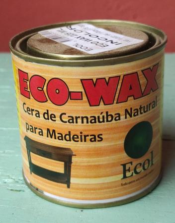 Imagem de Cera De Carnaúba Para Madeira e Efeito Marmorato Eco Wax Incolor