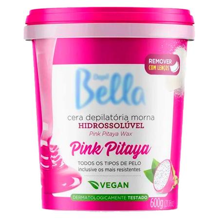 Imagem de Cera Depilatória Hidrossolúvel Pink 600g  - Depil Bella