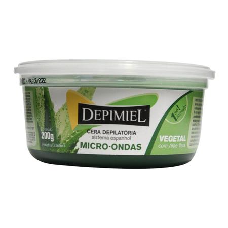 Cera Depilatoria Micro ondas Vegetal 200g Depimiel Cera Depilatoria Magazine Luiza