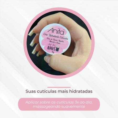 Imagem de Cera Hidratante Nutritiva P/ Unhas e Cutículas Anita 7g