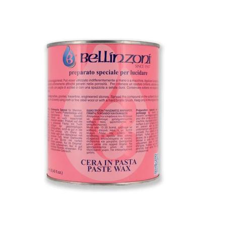 Imagem de Cera para polimento incolor -  cera para brilho em bancada de granito e mármore polido - bellinzoni -1300g