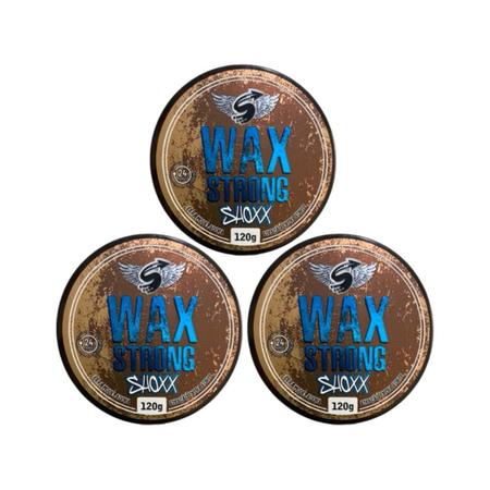 Imagem de Cera Shoxx Wax Strong 120G - Kit Com 3Un