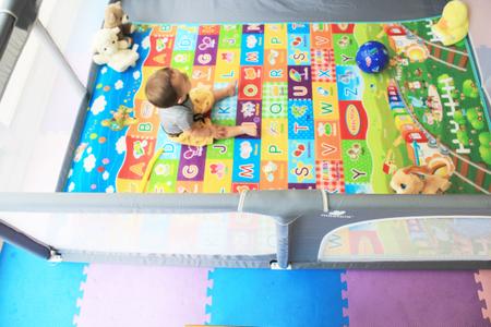 Imagem de Cercado Portátil Infantil Baby Playpen 120x180 Cinza Mastela