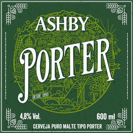 Imagem de Cerveja Ashby Porter- Caixa Com 12 Unidades