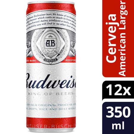 Imagem de Cerveja Budweiser American Lager 12 Unidades