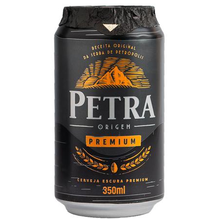 Imagem de Cerveja Escura Premium Petra Lata 350ml