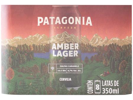 Imagem de Cerveja Patagônia Amber Lager 8 Unidades