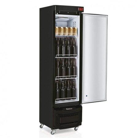 Imagem de Cervejeira 228 Litros Frost Free Porta Cega GRB-23 E QC Gelopar Preta 127v