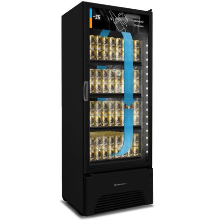 Imagem de Cervejeira Porta de Vidro 572 Litros Metalfrio VN50AH All Black 127V