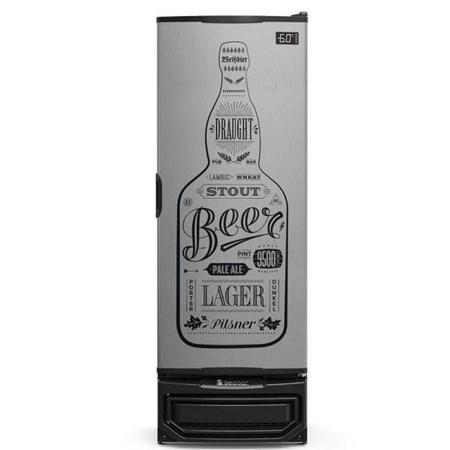 Imagem de Cervejeira Vertical Freezer para Cerveja Até 360 Latas -6C Gelopar GRBA 400 Preto GW