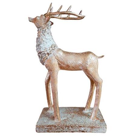 Imagem de Cervo em Porcelana - 30x18x10 - Toque de Estilo: Descubra Nossos Objetos Decorativos - Estilo Único de Luxo