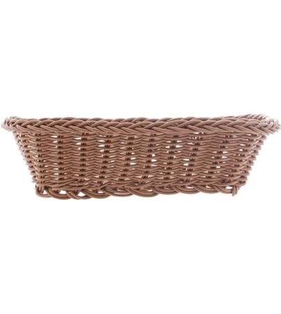 Imagem de Cesta De 25cm X 18,1cm X 6,8cm Rattan Plástico Retangular